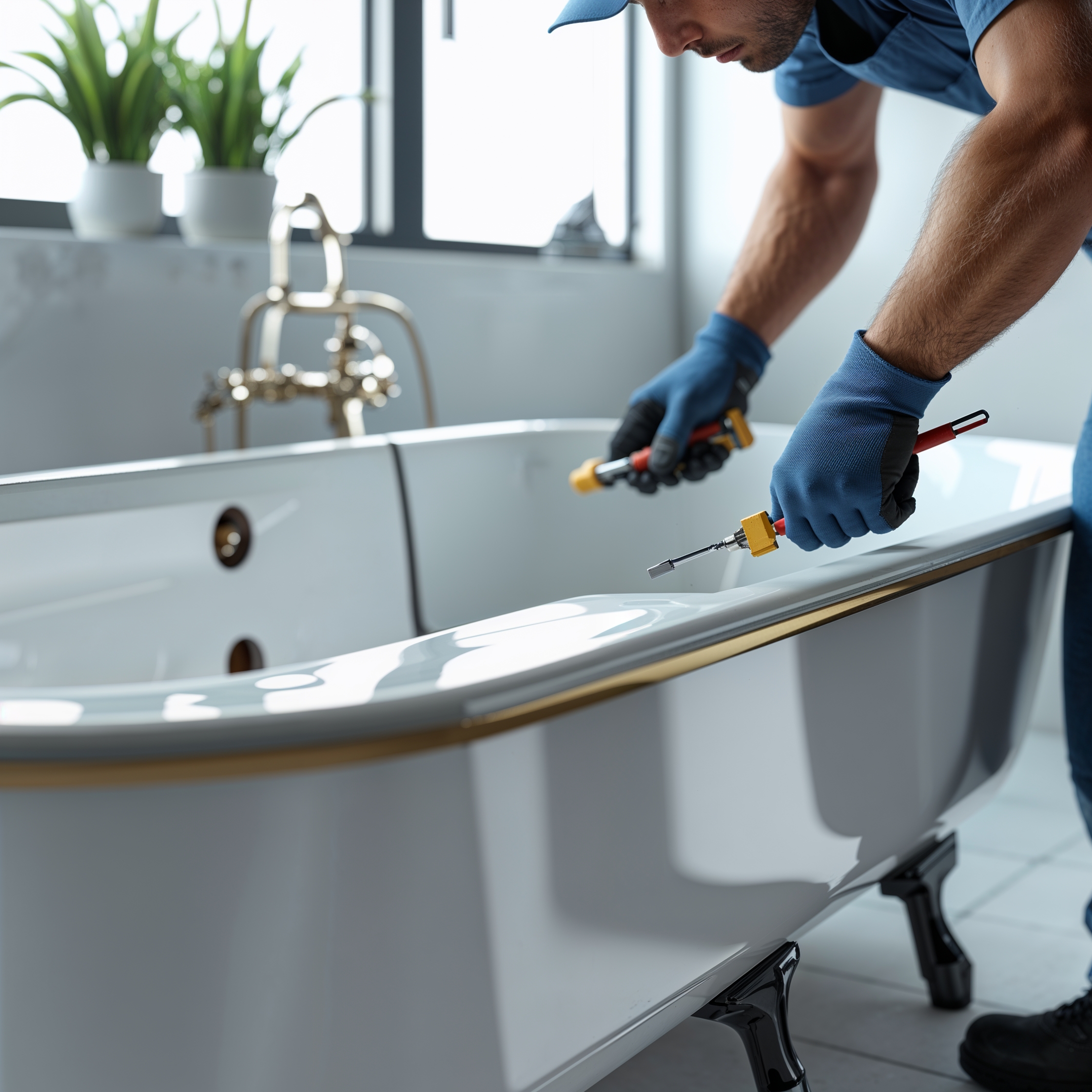 Badewanne Emaille reparieren in München | Ablauf & Tipps