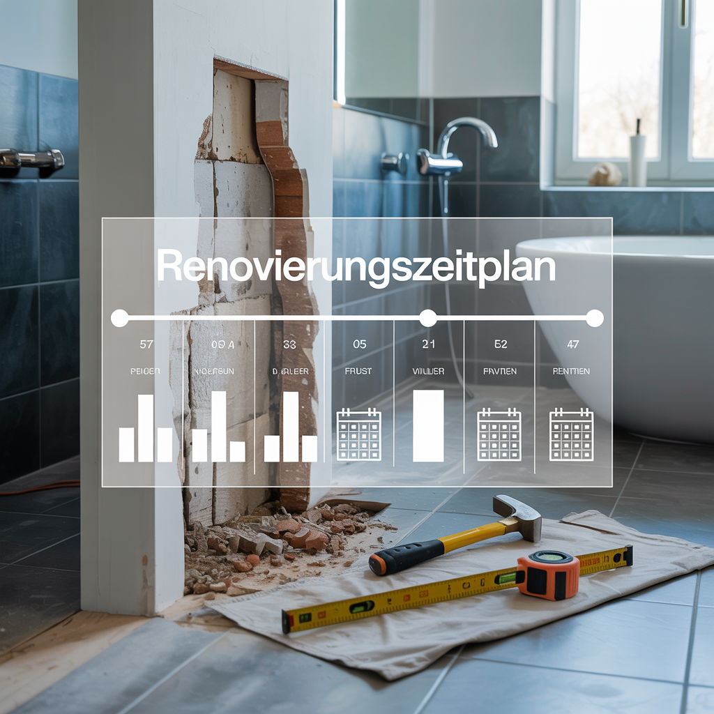 Zeitplan Badsanierung – Dauer und Optimierung